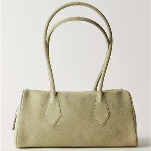 NWT Free People Sierra Suede Shoulder Bag with Bag Charm
